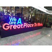 Pvc Signage Letter - Acrylic Material, Standard Size, Customizable Color, 220v Working Voltage | Ideal For Indoor And Outdoor Advertising