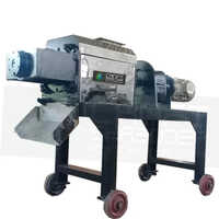 Cow Dung Dewatering Machine - 2 Hp Single Phase, Mild Steel Build, 1-year Warranty For Farming Use