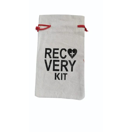 Cotton Canvas Potli - Ivory Color, Includes Handles | Versatile and Stylish Carry Bag for Various Occasions