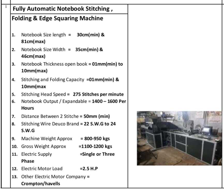 3 In 1 Fully Automatically Stitching +Folding +Edge Squaring - Material: Metal