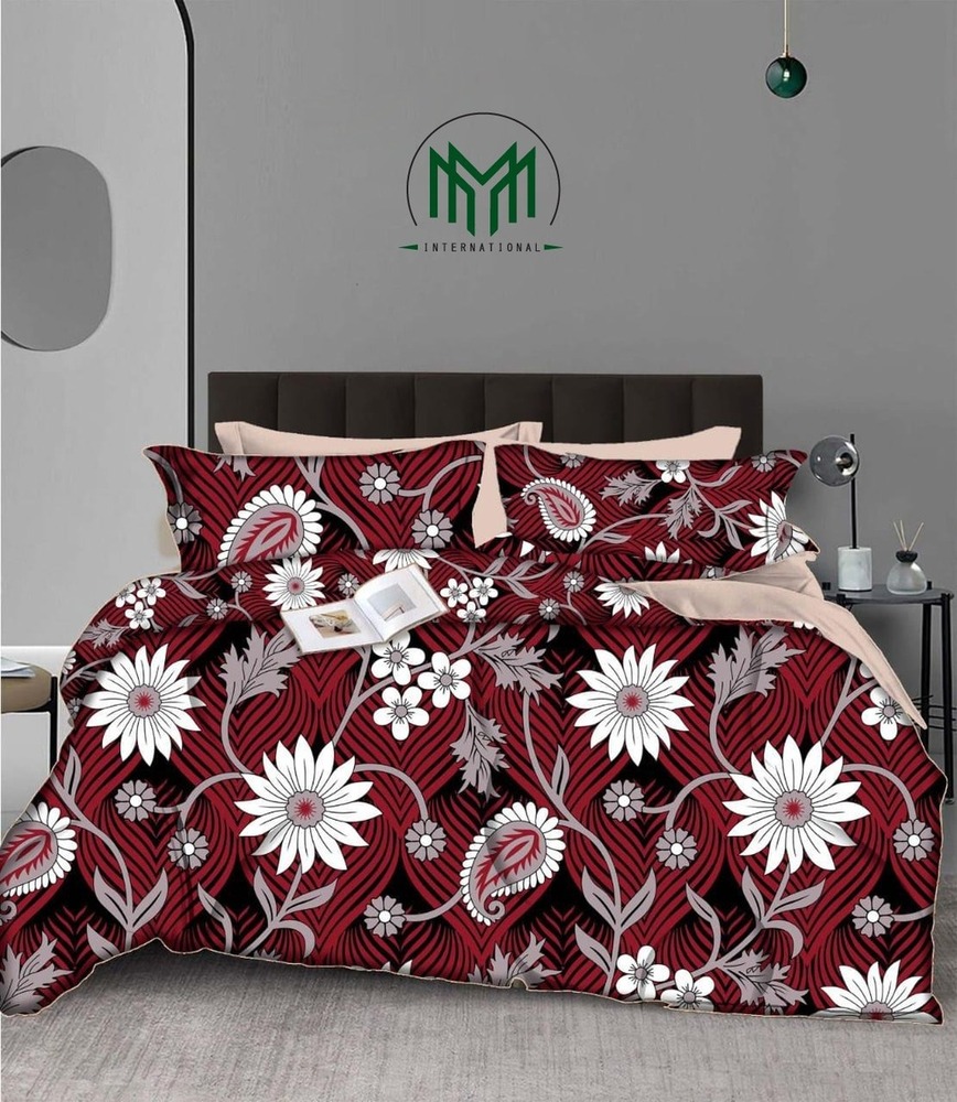 Double Bedsheet - Cotton Blend, Queen Size, Luxurious Softness And Breathability