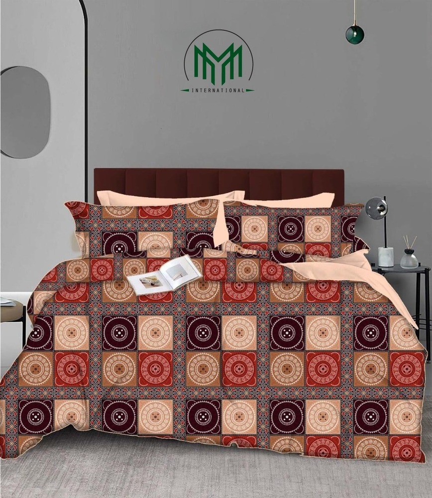 Double Bedsheet - Cotton Blend, Queen Size, Luxurious Softness And Breathability