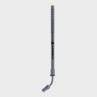 Poole Suction Tube - Stainless Steel, 8.0-10.0 Mm Working End, 22-22.5 Cm Length, Curved/straight Tip Style, Multiple Holes For Optimal Suction