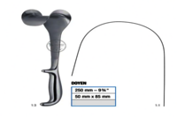 Doyen Retractor - Surgical Tool With Wide Curved Blade | Enhanced Surgical Vision And Superior Control