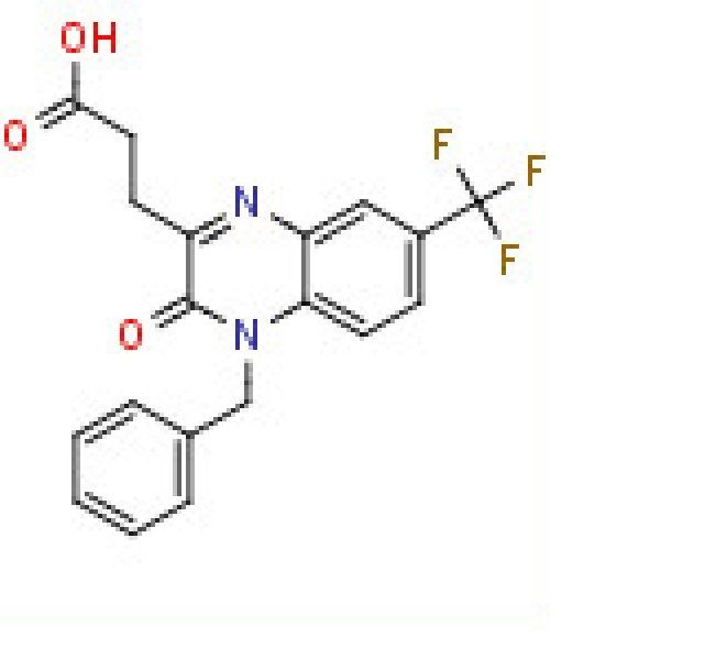 3-(4-Benzyl-3-oxo-7-trifluoromethyl-3,4-dihydro-quinoxalin-2-yl)-propionic acid