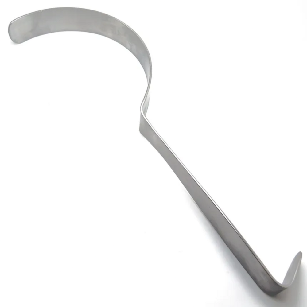 Deaver Retractor - Stainless Steel, 12" X 2" Dimensions , Multiple Patterns Including Plain Handle And Hollow Grip For Versatile Surgical Use
