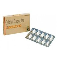 Lipocut 60 Capsules - Blue And White Capsules, Orlistat 60mg | Weight Loss Aid, Fat Absorption Inhibitor, Obesity Treatment