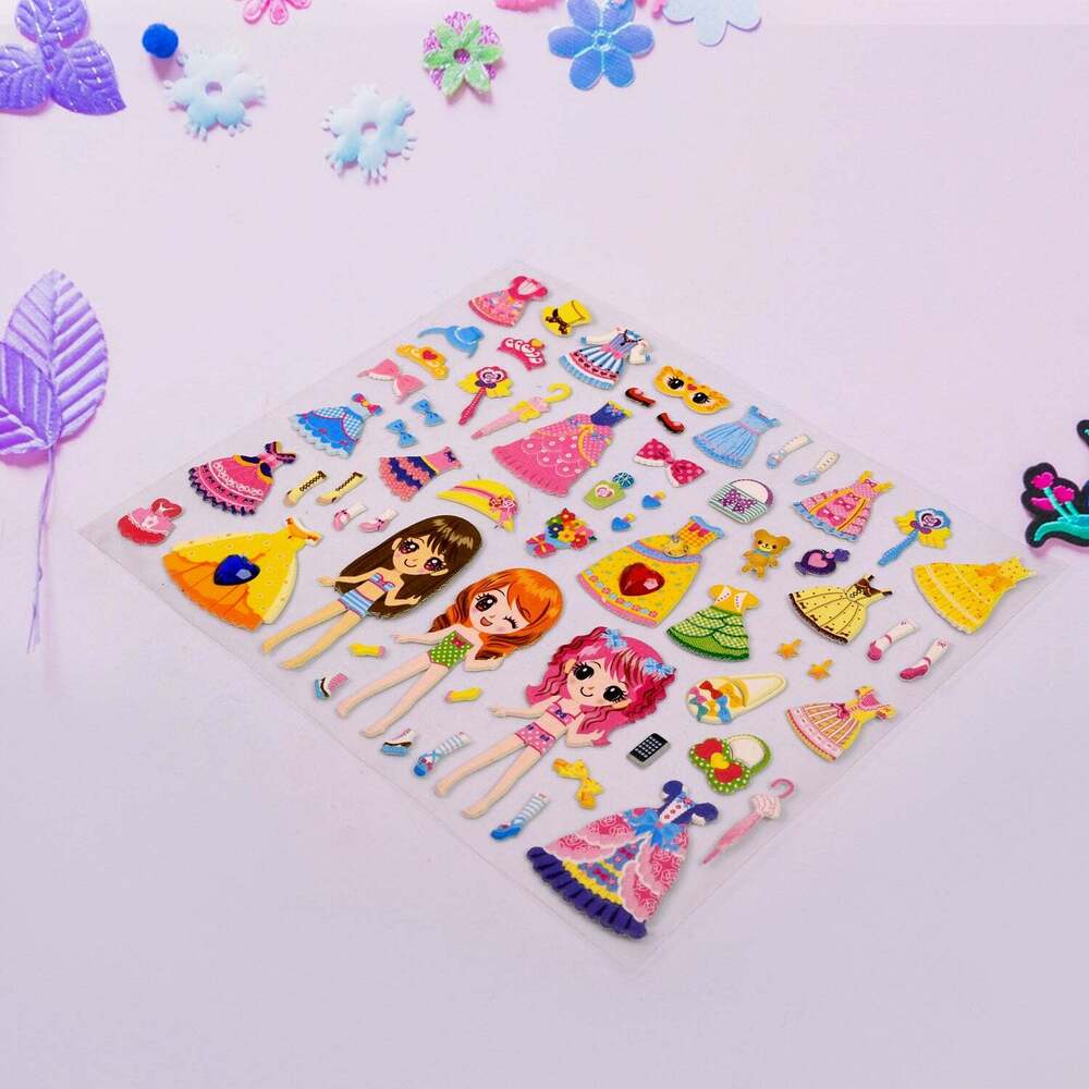 Multipurpose Adhesive 3D Stickerss