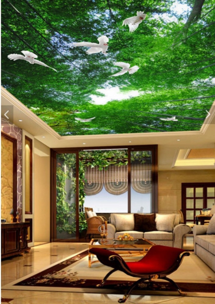 Stretch Ceiling - Fabric Material, 100m Length X 10ft Width | Durable, Uv Resistant, Easy To Clean, Lightweight, Polished Cream Finish
