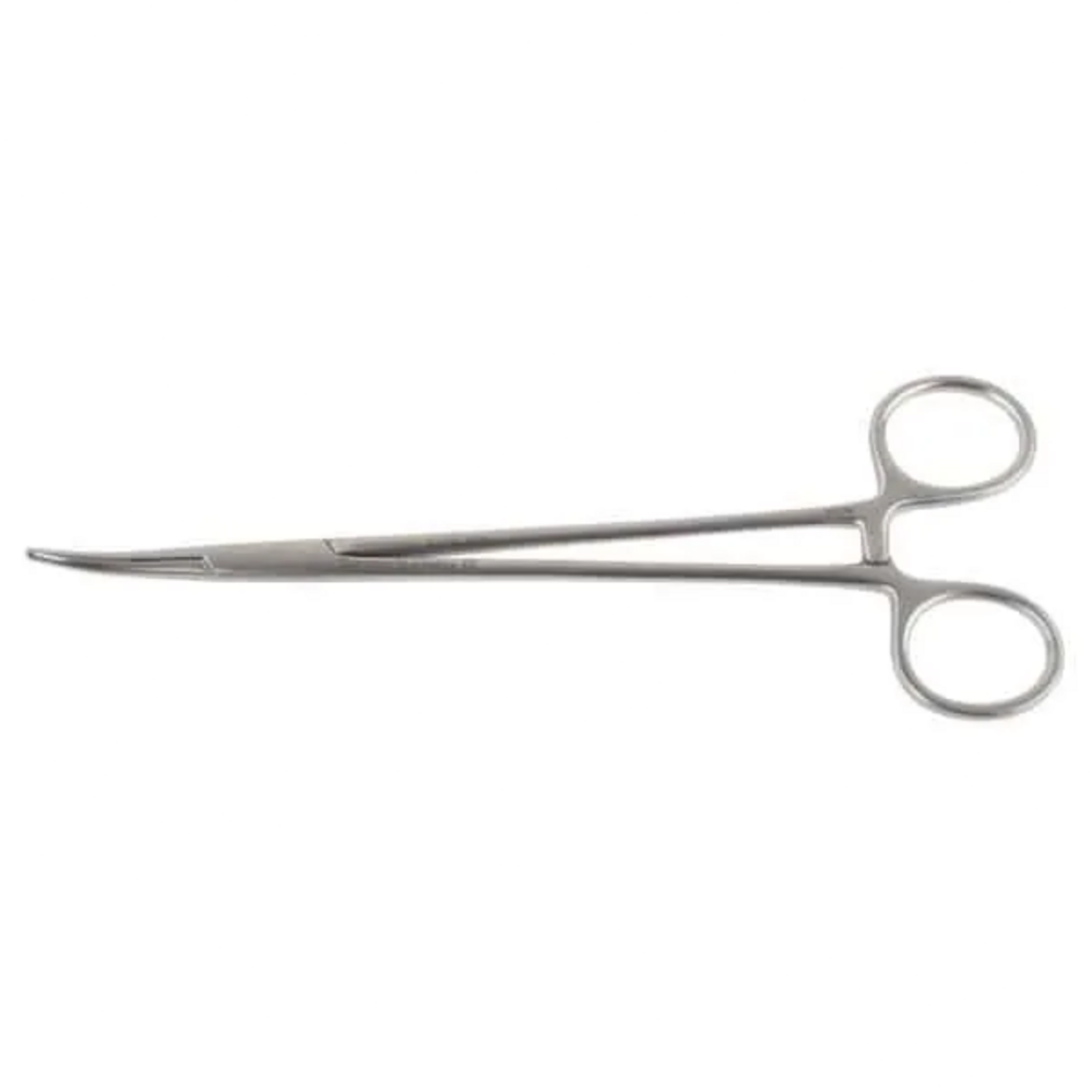 Tonsil Artery Forceps - Stainless Steel, 19 Cm (7 1/2"), Ergonomic Finger Rings, Curved/hook-shaped Jaws, Serrated/smooth Working Ends