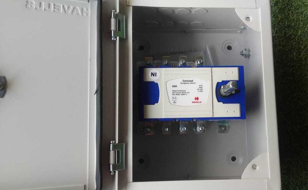 Havells 63a Changeover Switch With Enclosure