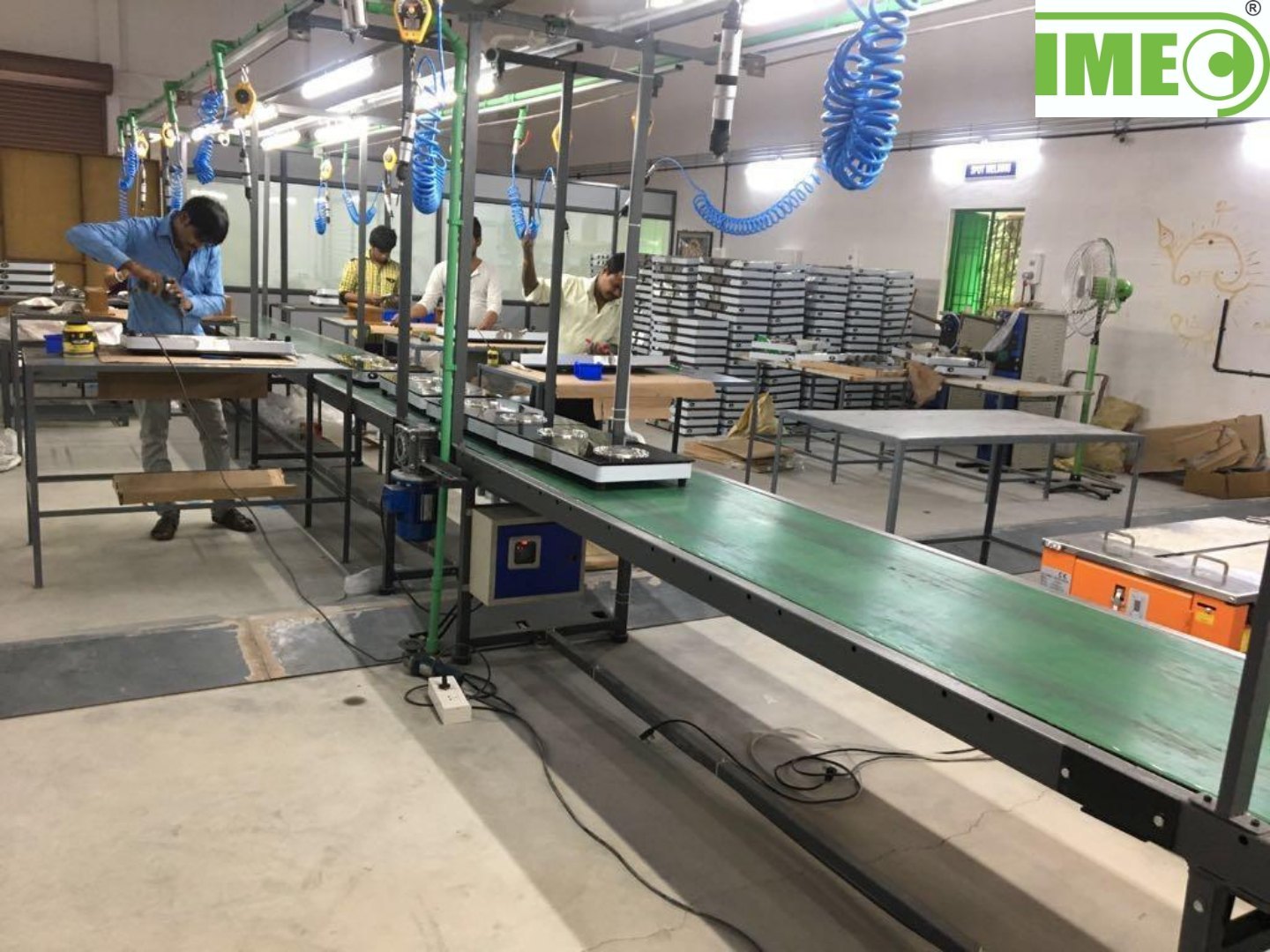 Packing Belt Conveyor - Mild Steel Construction | High Strength Frame, Modular Design, Multiple Support Methods, Easy Maintenance, 1 Year Warranty