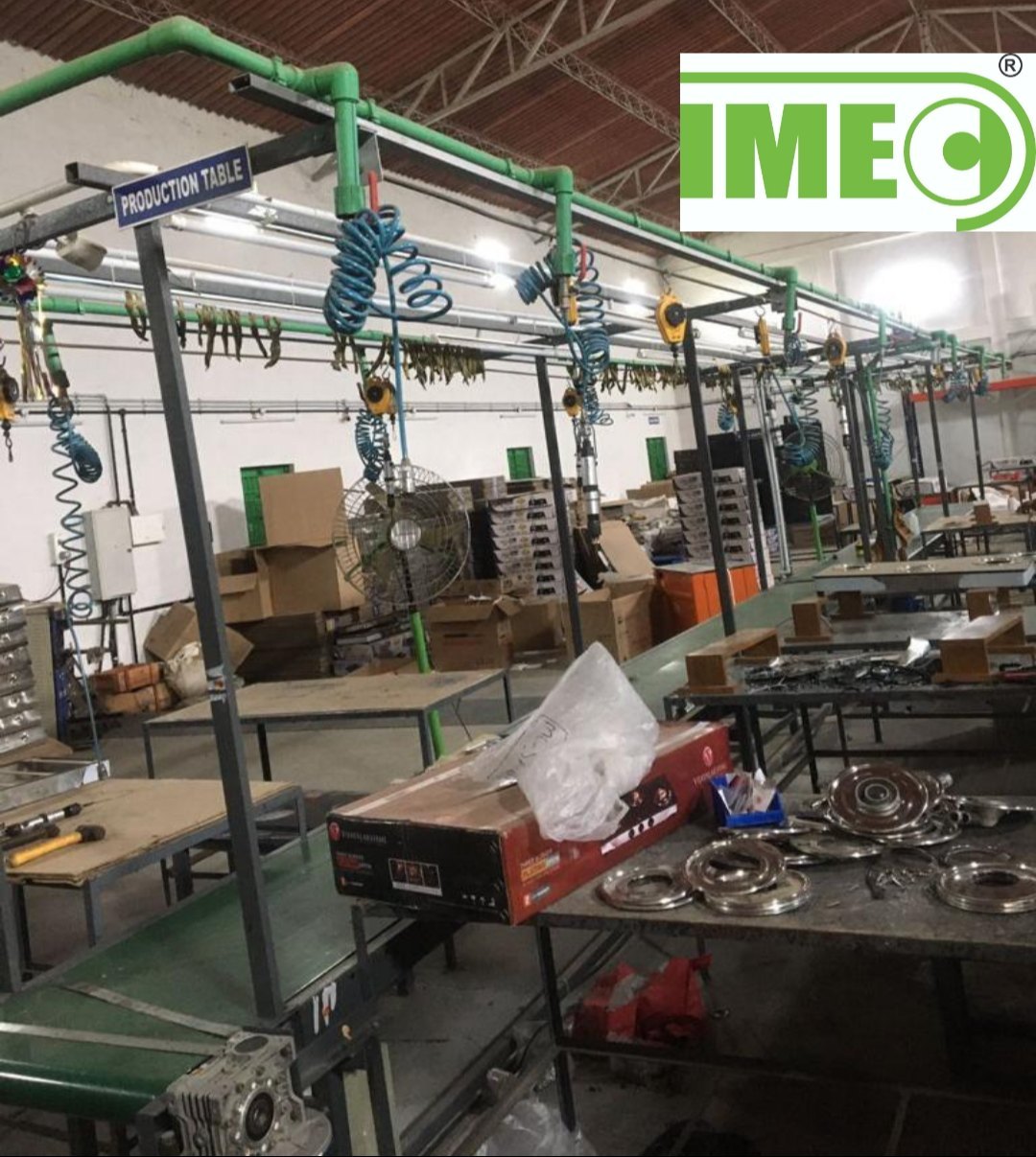 Packing Belt Conveyor - Mild Steel Construction | High Strength Frame, Modular Design, Multiple Support Methods, Easy Maintenance, 1 Year Warranty