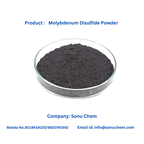 Molybdenum Disulfide Powder - Industrial Grade Flake-like Solid, 99% Purity for Lubrication and Catalysis Applications