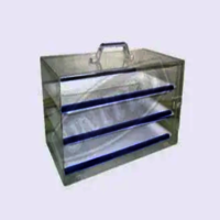 Formalin Chamber Instrument - High-quality Acrylic, 26x10x8 Inches, Versatile Sliding Trays For Efficient Sterilization