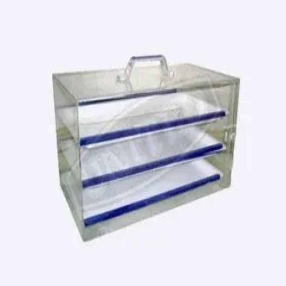 Formalin Chamber Instrument - High-quality Acrylic, 26x10x8 Inches, Versatile Sliding Trays For Efficient Sterilization