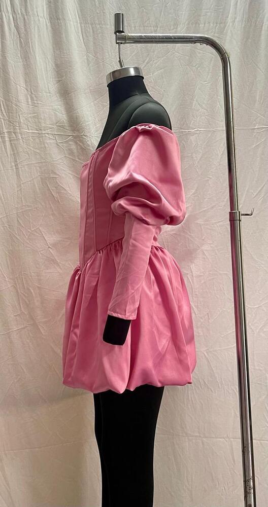 Womens trendy pink dress