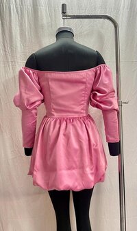 Womens trendy pink dress