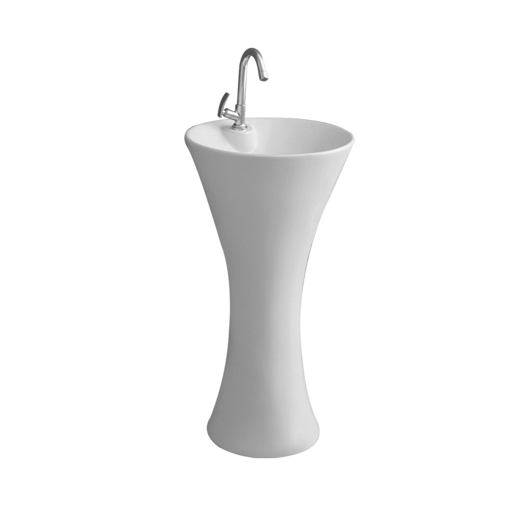 One Piece Basin - Color: White