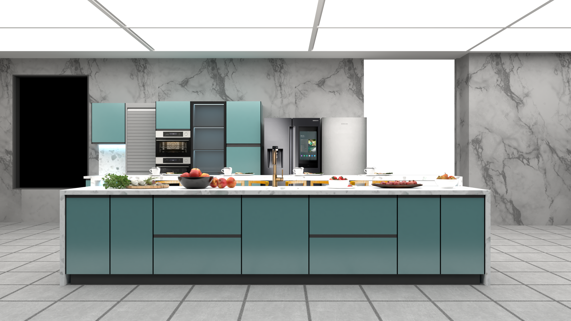 Green Island Modular Kitchen