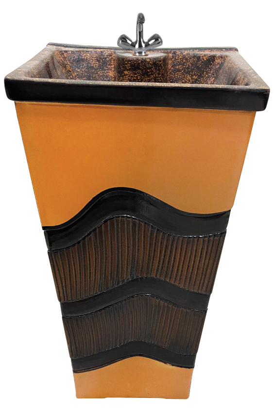 Designer Ceramic Glossy Stain-resistant Wash Basin