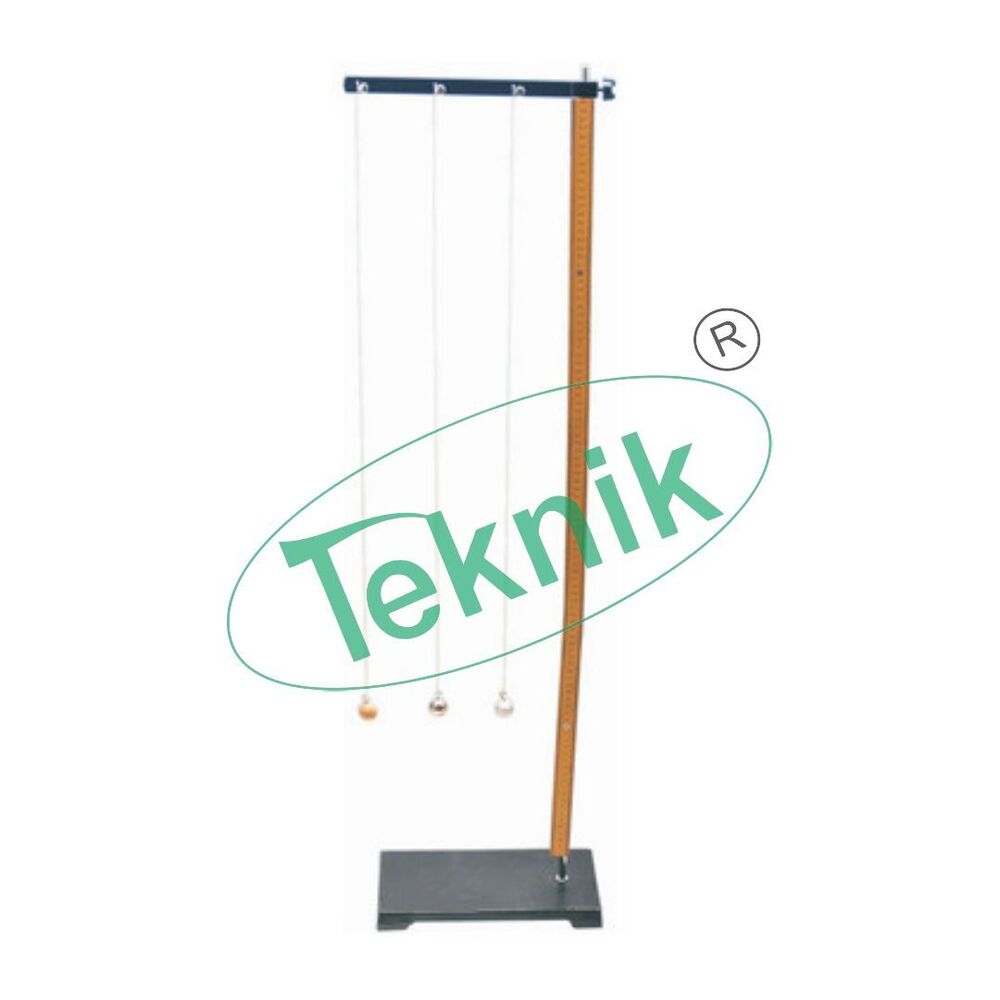 Single Pendulum With Variable Parameters - Adjustable Wire Length Up To 10 Cm, Interchangeable Masses With Degree Protractor | Easy Parameter Variability, Clamping Nut For Lab Stands