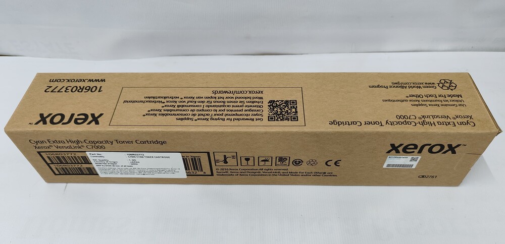 Xerox C7000 Cyan Toner Cartridge - Features: Ecoa Friendly