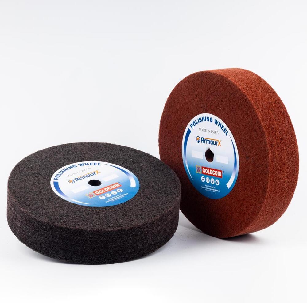 Nonwoven Polishing Wheel - Color: Black & Maroon