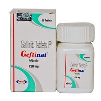 Geftinat Tablet - Gefitinib 250mg Film-coated Brownish Tablet, Egfr Tyrosine Kinase Inhibitor, Targeted Therapy For Nsclc