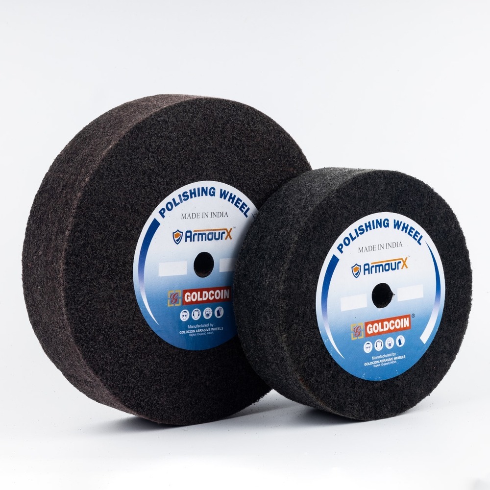 Non Woven Polishing Wheel - Color: Black & Brown