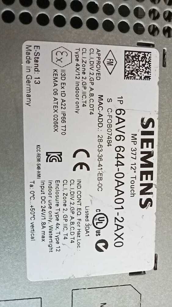 Fiber Siemens 6av6 644-0aa01-2ax0 (6av6644-0aa01-2ax0)