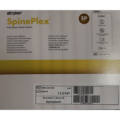 0406-222-010 20G Spineplex Spine Bone Cement - Attributes: Safe To Use