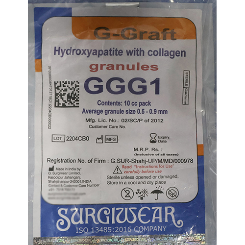 Ggg1 G-Graft Hydroxtapatite With Collagen - Attributes: Safe To Use