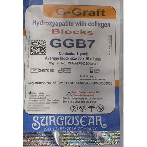 Ggb7 G-Graft Hydroxtapatite With Collagen - Attributes: Safe To Use