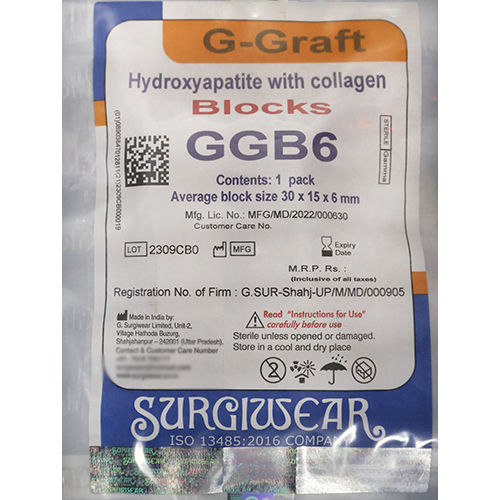 Ggb6 G-Graft Hydroxtapatite With Collagen - Attributes: Strong & Durable