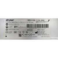 Stryker Sagittal Saw Blade - Stainless Steel, Manual Operation, Portable & Recyclable | New Condition For Precise Surgical Procedures