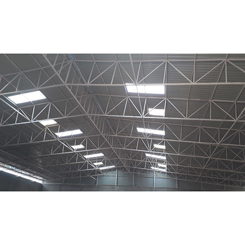Industrial Prefabricated Shed - Color: Gray