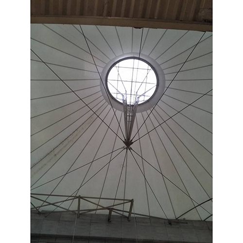Industrial Tensile Canopy Structure - Color: White