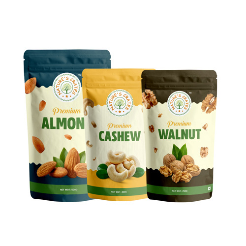 500G Almonds - Cashews & Walnuts Combo Pack - Cultivation Type: Common