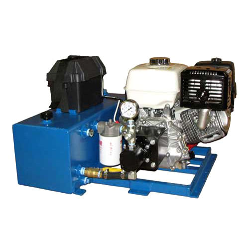 Industrial Hydraulic Power Pack - Color: Blue