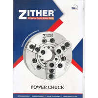 Industrial Cnc Machine Power Chuck - Stainless Steel, Manual Lathe Chuck, Silver Finish | Automatic Feature, Warranty Included