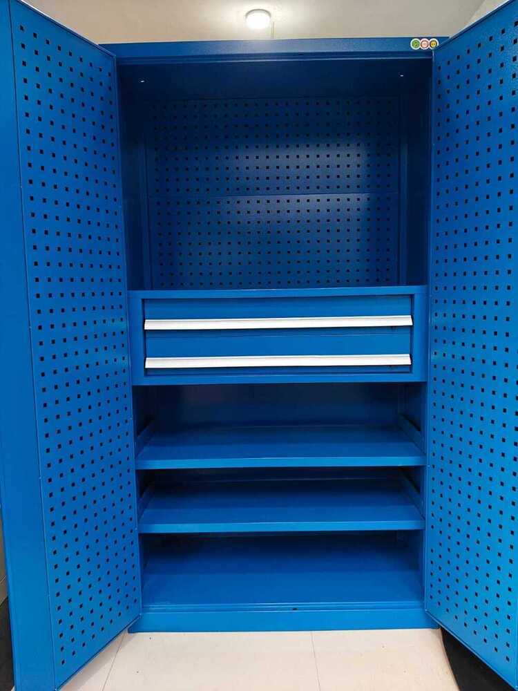 Tool Cabinets - Cold Rolled Steel Sheet H1800*w1000*d500mm, Blue Color With Electrostatic Powder Painting, Easy To Clean And Hygienic Design