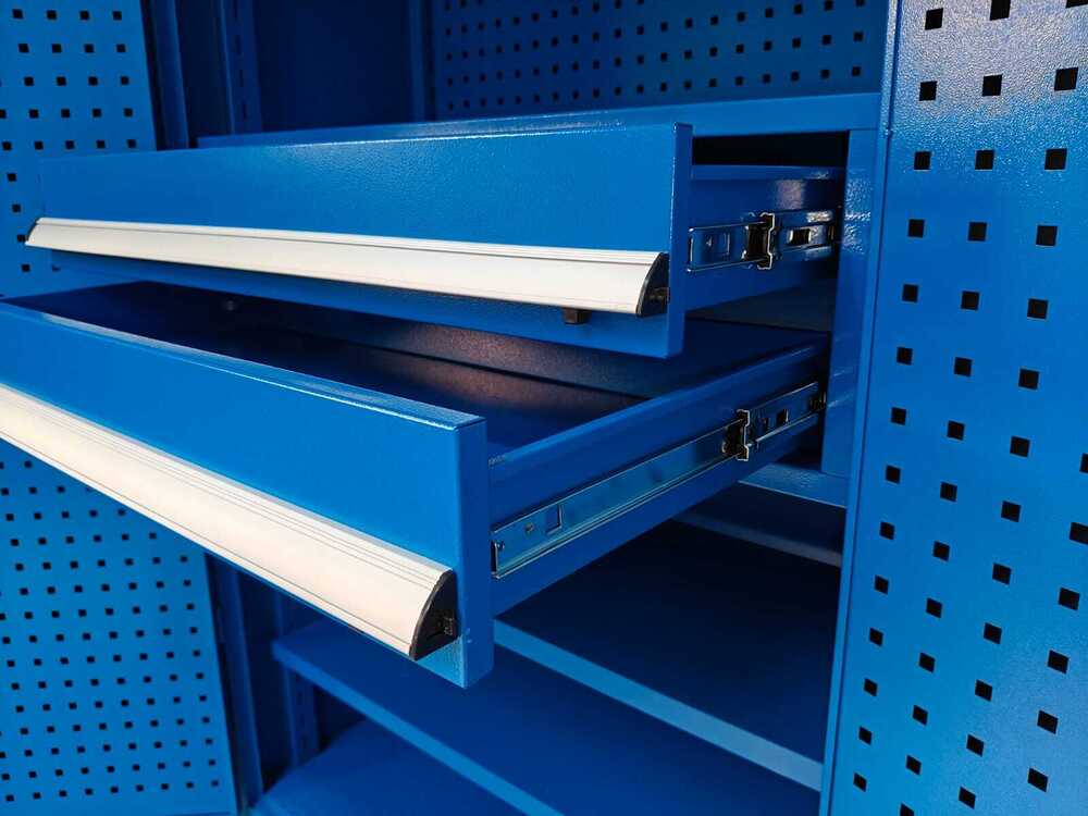 Tool Cabinets - Cold Rolled Steel, 1800x1000x500mm, Blue | Corrosion Resistant, Durable, Rust Proof, Easy To Clean, Smooth Finish