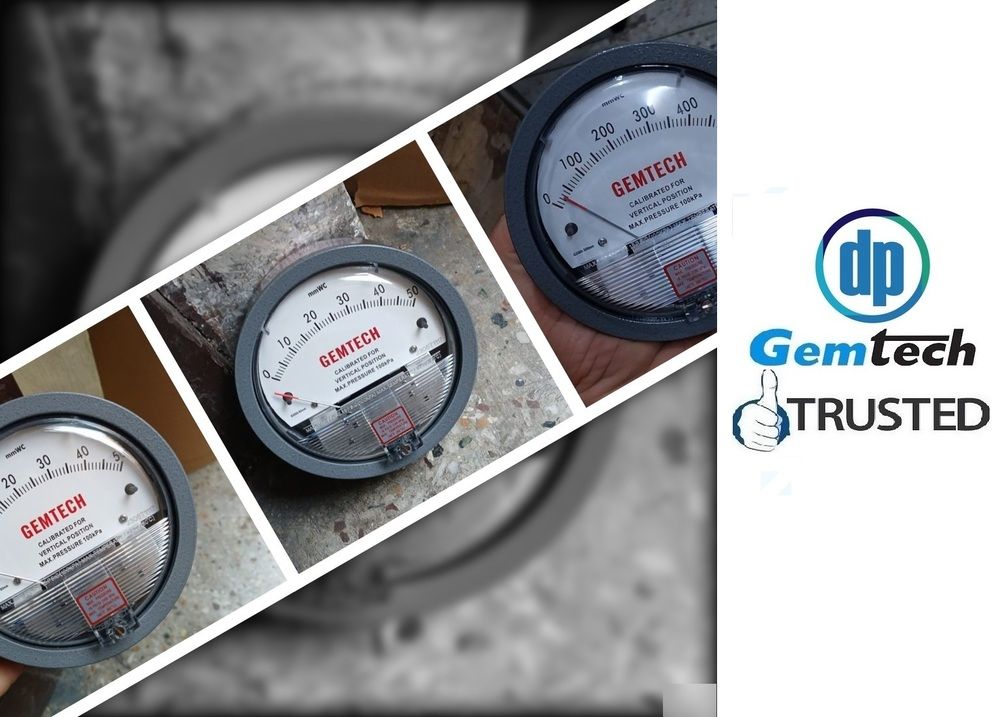 Wholesalers India Gemtech Differential Pressure Gauges in Jaipur (Raj)