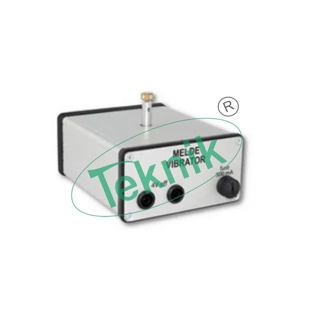 Membrane Melde Vibrator - Compact Design 110 X 110 X 90 Mm | Fuse Protected 400 Ma Intensity 2 M Rope Included Lab Equipment Compatible