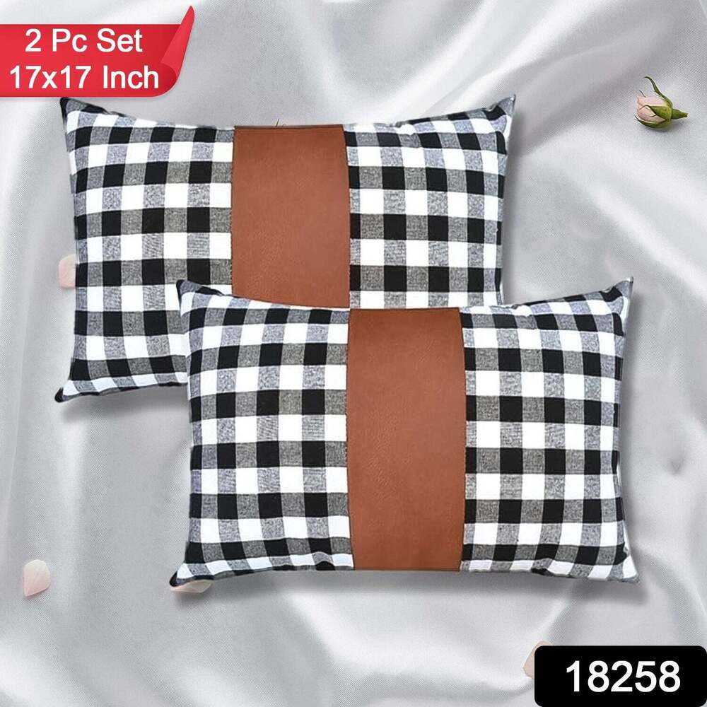 Pillow Covers, Leather & Cotton Cushion Coverss