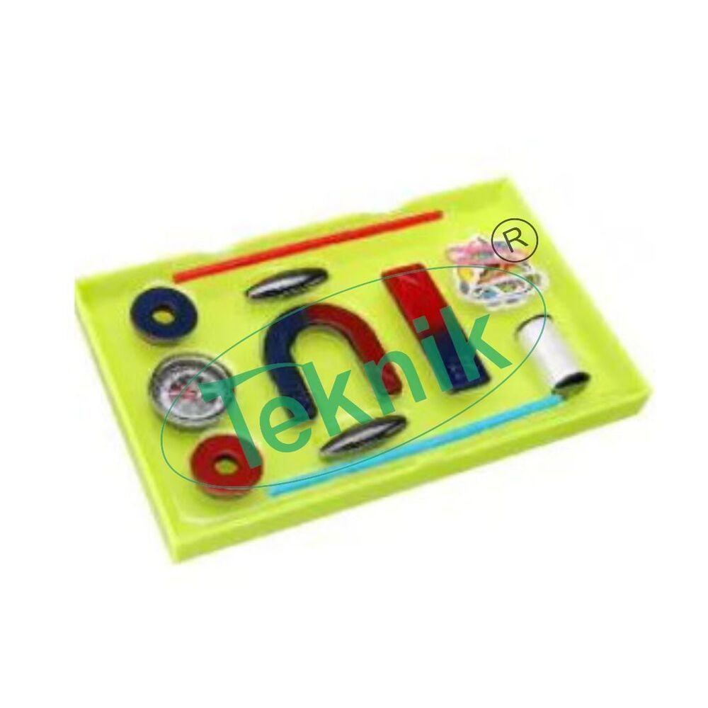 3d Giant Magnetic Spectators - Dimensions: U Magnet 175x220x205 Mm, Right Magnet 175x205 Mm | Simultaneous Magnetic Field Comparison, Set Of 2