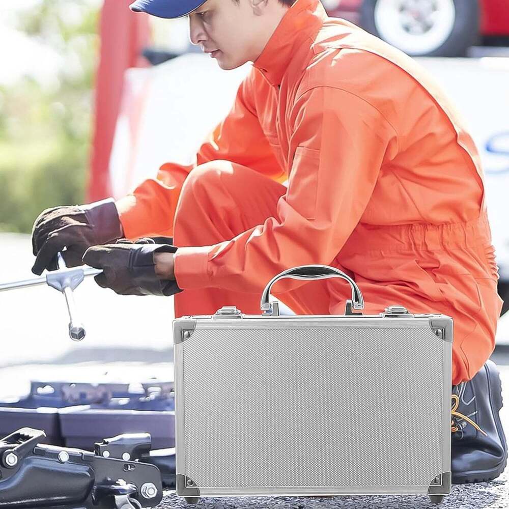 Aluminium & Wooden Multipurpose Portable Suitcase Travel Tool Boxs