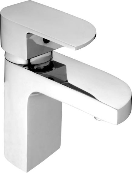 Single Lever Basin Mixer - 6 Inch Chrome Finish Taps | Durable Metal Design, Ergonomic Single Lever Control