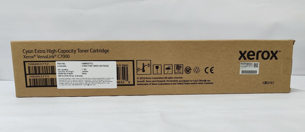 Xerox C7000 Cyan Toner Cartridge - Features: Ecoa Friendly